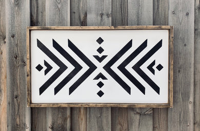 BoHo Aztec Enfold Design - Wood Sign