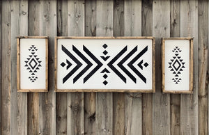 BoHo Aztec Enfold Design - Wood Sign