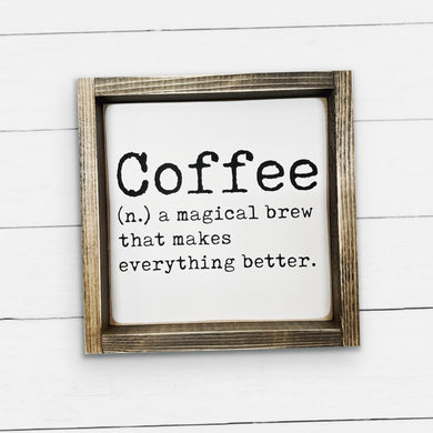 Coffee Definition - Itty Bitty