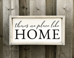 There's No Place Like Home - Mini Wood Sign