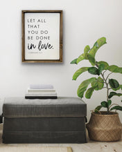Load image into Gallery viewer, Let all that you do be done in love - Wood Sign
