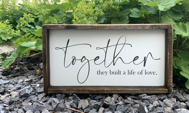 Together Mini - Wood Sign