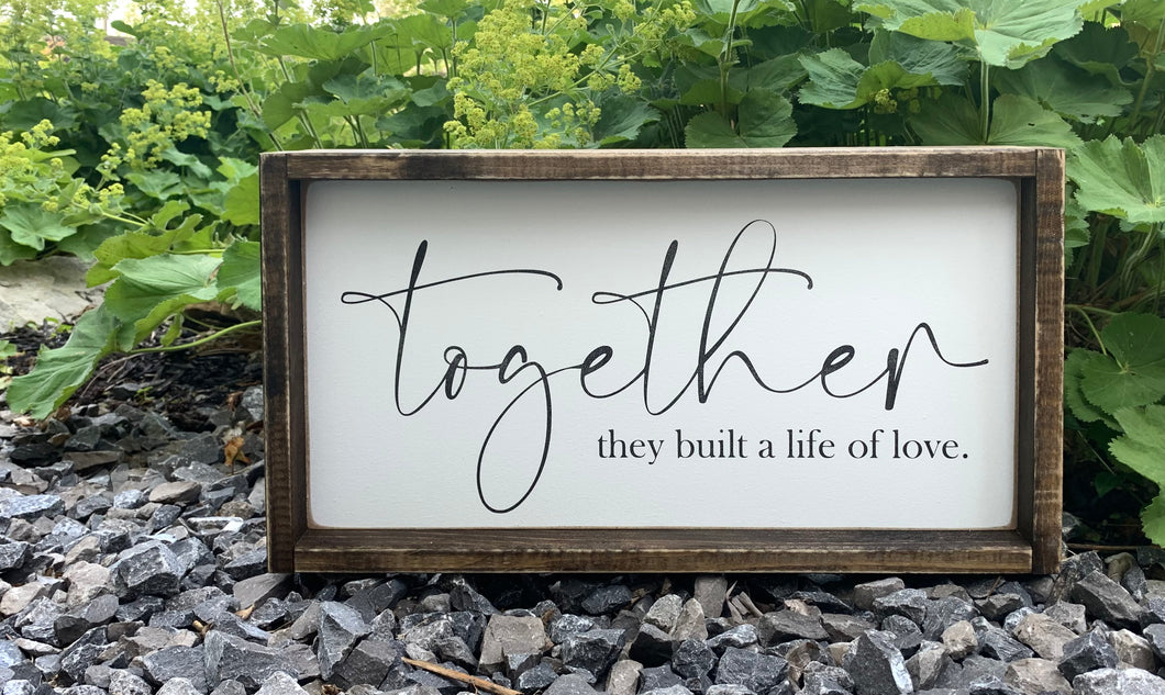 Together Mini - Wood Sign
