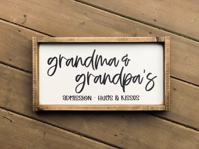 Grandma and Grandpa's Hugs and Kisses Mini