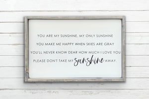 You are my Sunshine *New Design - Wood Sign