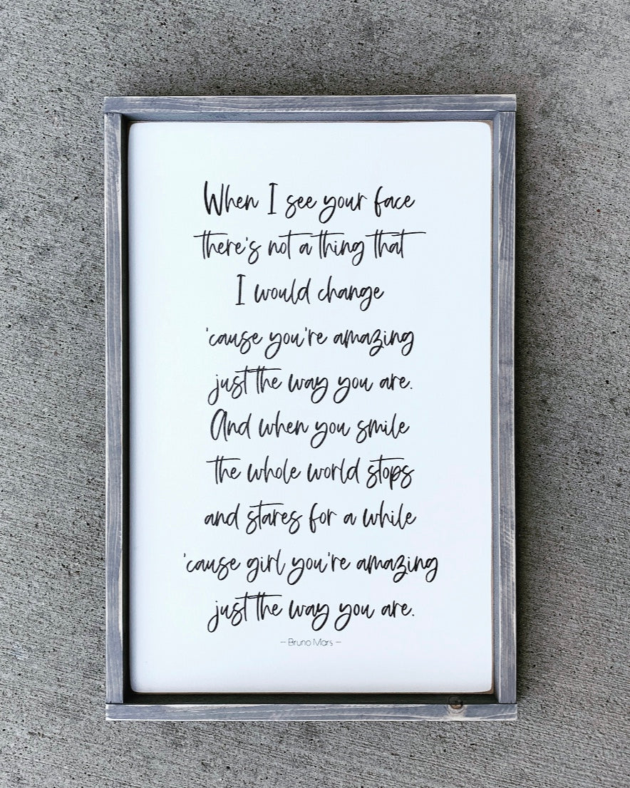 You're Amazing - Wood Sign