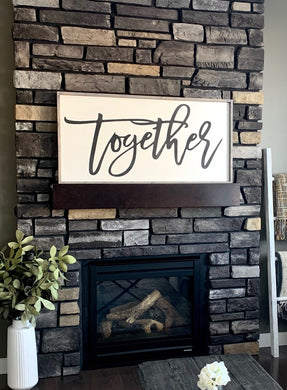 Together (Large) - Wood Sign