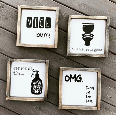 Wash your hands - One sign of set