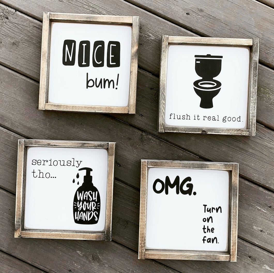 Wash your hands - One sign of set